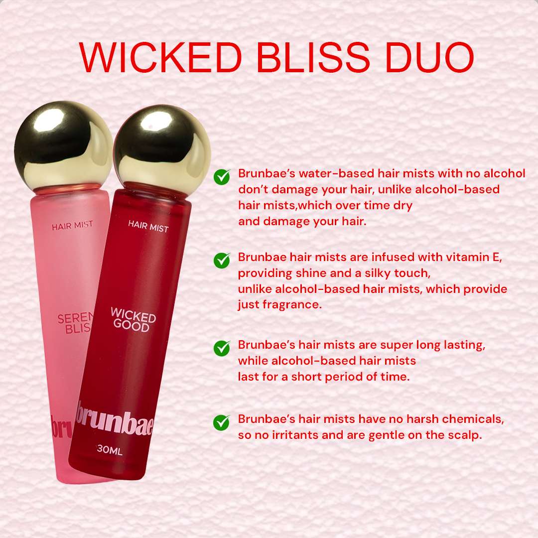 Wicked Bliss Duo - Water Based Hair Mist – Brunbae