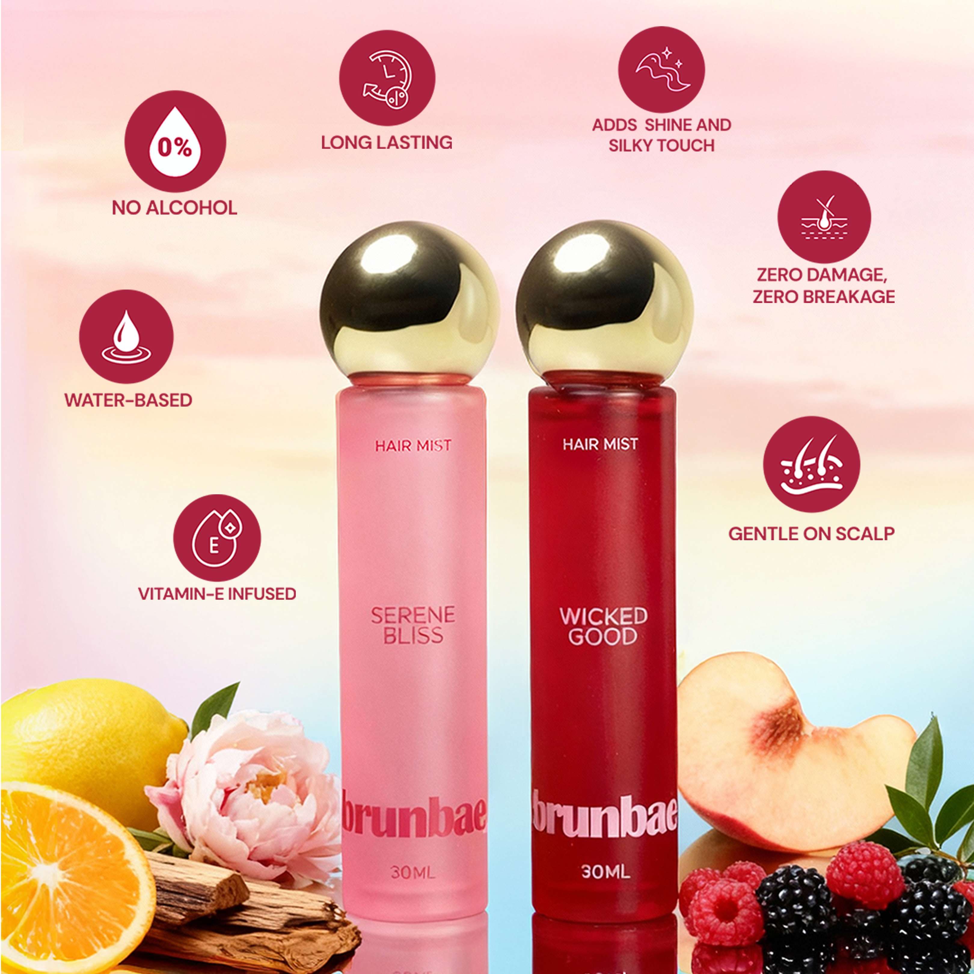 Wicked bliss duo - Water Based Hair Mist – Brunbae